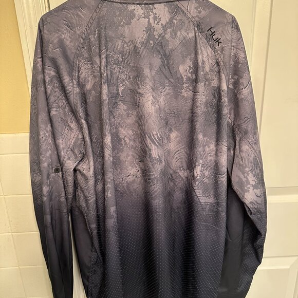 Huk Men's Long Sleeve Current SubPhantis Night Vision XXL - Picture 7 of 7